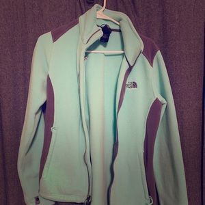 Light blue north face fleece